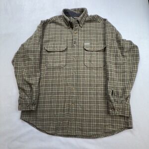 READ Vintage‎ Woolrich Men's Plaid Wool Shirt Measures As Large